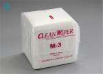 Cotton Cellulose Cleanroom Wipe Biodegradable 25x25cm High Absorbency
