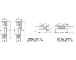 Wholesale Precision Spindle Bearings: Steel balls HSS7002E.T.P4S.UL from china suppliers