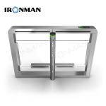 Stainless Steel Speed Gate Turnstile 600mm Channel Width For Library / Hoverport