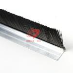 Black Nylon Bristles Metal Back Strip Brush Industrial