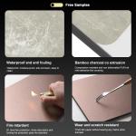 TV Background Marble Wall Panels Waterproof Marble Bamboo Crystal Panels