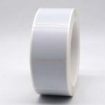 37x37mm Permanent Adhesive Label 2mil White Matte Polyimide Label For Metal