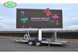 Wholesale Outdoor Car LED Sign Display With Screen Resolution 192*64dot And Configurations 1R1G1B from china suppliers