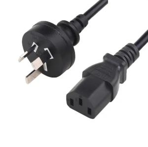 Wholesale 7.5A 10A 250V AU Australia Standard SAA Approved Power Cord AC Wire Extension Cable Electric Plug Power Cables from china suppliers