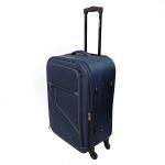 Blue Leisure 600D Polyester EVA Carry On Suitcase