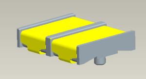 Wholesale 5.0AMP Pitch 4.00mm Battery Post Connectors Female SMT Type With Pegs from china suppliers