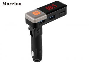 Wholesale Hands - Free Automotive Bluetooth Car Charger MP3 Player With AUX Line Out from china suppliers