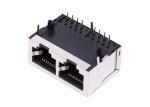 615016137621 1X2 RJ45 Connector with without Integrated Magnetics LPJEF102DNL