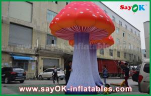 China Oxford Cloth Custom Inflatable Products Giant LED Lighting Inflatable Mushroom on sale