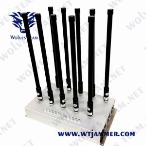 Wholesale Adjustment 12 Antenna Cell Phone Signal Jammer 2g 3g 4g 5g Wifi 5.8g from china suppliers