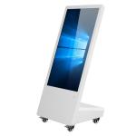 Portable Floor Standing Advertising Display Digital Signage Touch Screen With