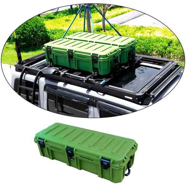 JEEP Car Fitment Heavy Duty Customized Aluminium Alloy 110L Tool Box Car Roof