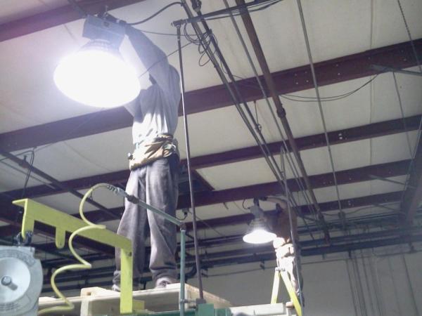 Industrial High Bay Lighting Upgrade and Installation / 100W High Bay Light
