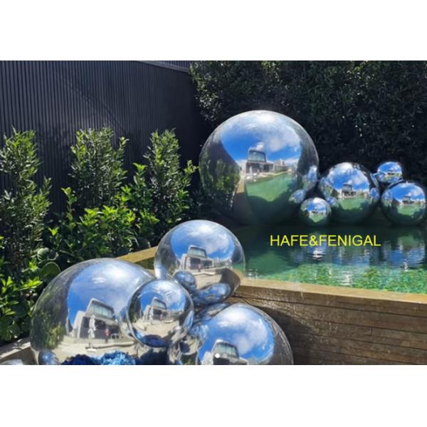 0.4m–10m Inflatable Double-Layer PVC Silver Mirror Balloons For Events Rental Companies