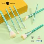 Special Plastic Handle Cosmetics Brush Set 7PCS Makeup Foundation Brush Set With