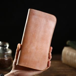 Wholesale Simple and Stylish Retro Matt Wax Leather Wallet for Men in Japanese Style from china suppliers