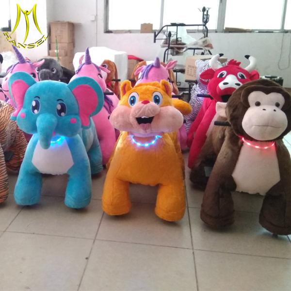 Hansel Walking ride on animal mechanical plush electrical animal toys cars for