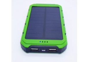 Wholesale 8000mah Portable Solar Power Bank , Waterproof Portable Charger For Mobile Phone from china suppliers