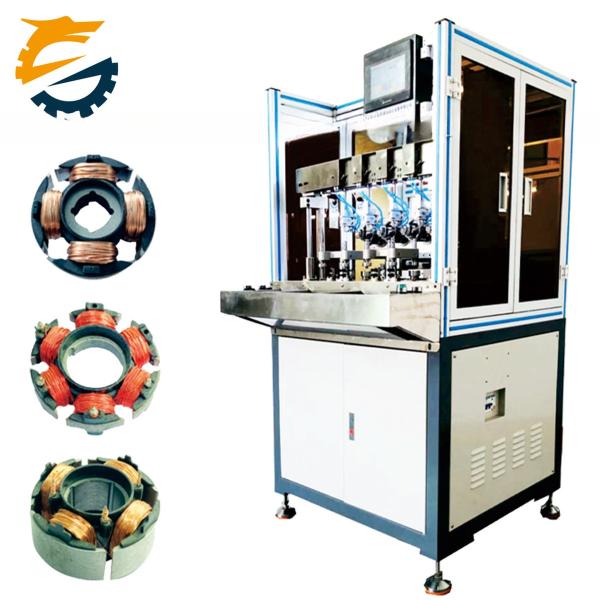 0.04 0.25mm Wire Diameter Range Automatic Bldc Motor Winding Machine PLC CNC