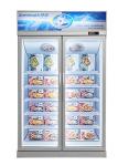 444L Hypermarket Free Standing Freezer Display Refrigerator Showcase