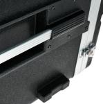 Amplifiers 19" 6u Rack Flight Case With Trolley And Wheel