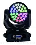 Rotating RGBWA led rainbow effect zoom wash mini moving head club / pub stage
