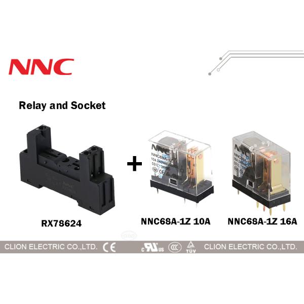 NNC Relay Socket 78624 Series applied for NNC68A/14FC Relay