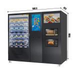 Healthy Foods Machine With Microwave For Hot Food Ready To Eat Meals Prep
