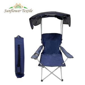 Wholesale 60x60x100cm Foldable Fishing Chair With Shade Oxford Cloth Custom Color from china suppliers