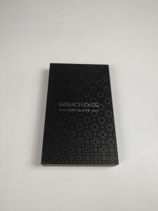 Wholesale Modern Luxury Electronics Packaging Box Black Art Paper With Hot Stamp Foil Surface Finish from china suppliers