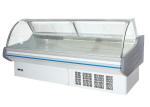 Custom Curved Glass Type Deli Display Refrigerator Freezer Butchery Meat Chiller