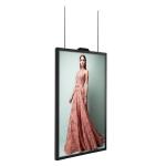 65" Outward Facing Window Digital Display Screens 24/7 Running Single Side