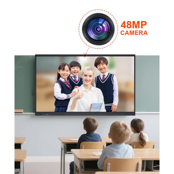 4K Android/window OPS 55 65 75 86 100 110 Inch Interactive Smart Board Multi Touch Scree Interactive Whiteboard Computer
