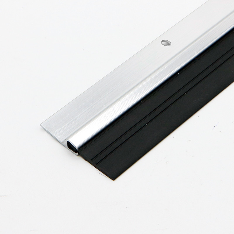 Screw Fixed 43mm Height Door Bottom Seal Strip With PVC Rubber