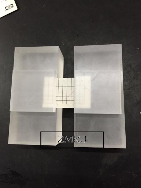 Raw Al2O3 Sapphire Parts , Sapphire Single Crystal Glass Block High Thermal