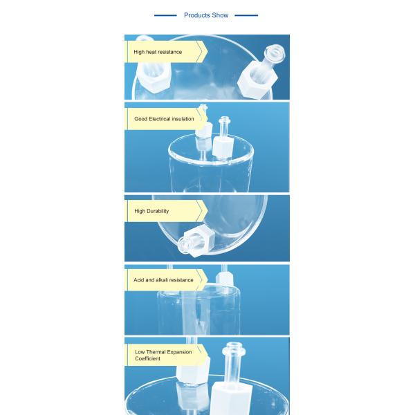 Corrosion Resistant Chemical Quartz Bubbler High Temperature Resistance