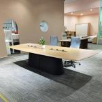 Wooden Meeting Room Table And Chairs Large Conference Table For Manager