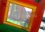 Rainforest theme 0.55mm PVC Funny Inflatable Jumping Castle For Children / Adult