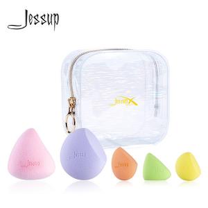 China Latex Free Jessup 5pcs Beauty Blender Makeup Puff Sponge on sale