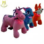 Hansel cheap shopping mall rides on animals plush electrical animal toy car