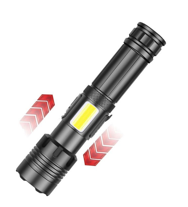 High Power Emergency LED Torch Flashlight Adjustable Focus for Camping