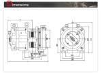 IP 40 Gearless Traction Machine For Room - Less Passenger Elevator