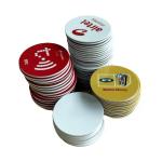 Round NFC Token RFID Coin Tag Access Control With Chip Sticker Disposable