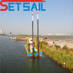 Diesel Set Sail Gold Dredging Machine Hydraulic Dredger with Components Slot