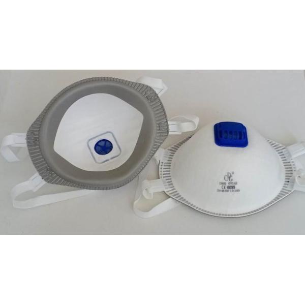 Protect CE Certification FFP3 Mask Valve White
