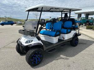 Wholesale 4 Seaters High End Upgradeable TOP Golf Car EV4+2G 25mph Customizable Color from china suppliers