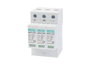 Wholesale PV 1000V 20ka 40kA Low Voltage 3 Pole Surge Protector Flame Retardant from china suppliers