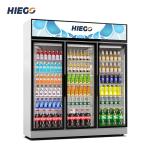Automatic Defrost 3/4 Glass Door Refrigerator Upright Display Cooler