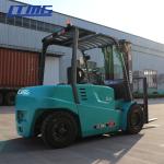 80v Battery 5 Ton Electric Forklift Rental , Manual Electric Forklift PMP Double