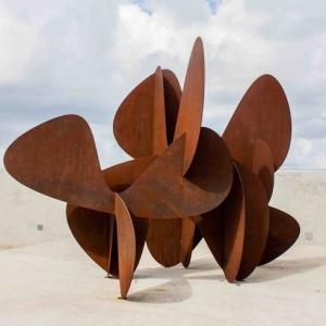 Wholesale Abstract Outdoor Decorative Corten Custom Rusty Sculpture from china suppliers